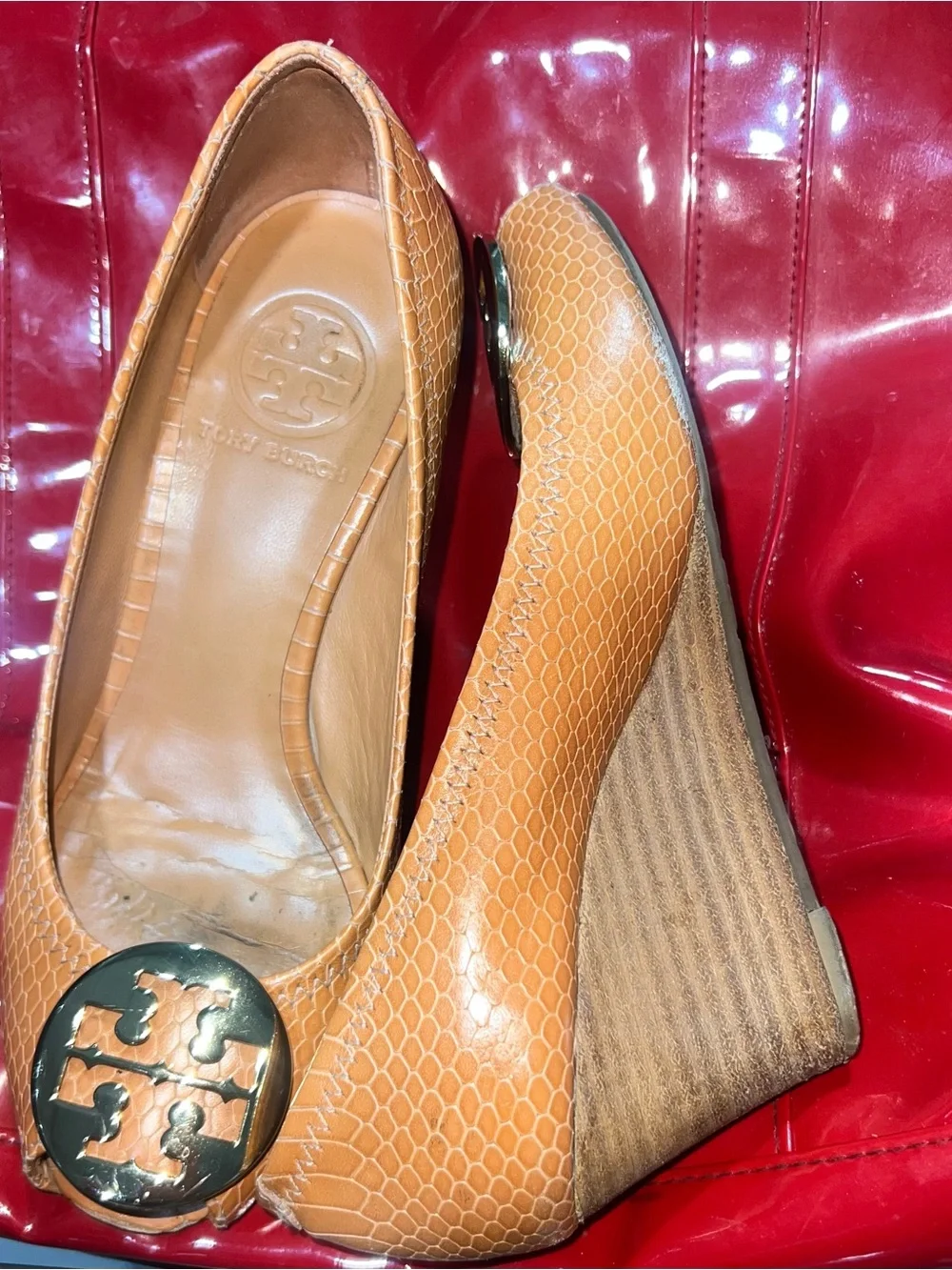 Tory Burch tan leather